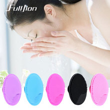 Fulljion Silicone Cleanser Washing Pads Facial Exfoliating Brushes Blackhead Face Soft Deep Cleansing Wash Brush Skin Care Tools 2024 - buy cheap