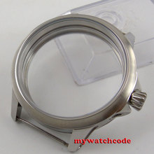 Caja de reloj corgeut de acero inoxidable cepillado, 45mm, 316L, compatible con 6498, 6497, movimiento C108 2024 - compra barato
