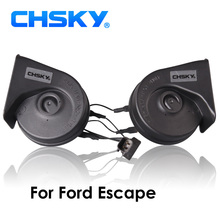 CHSKY Car Horn Snail type Horn For Ford Escape 2008 to 2017 12V Loudness 110-129db Auto Horn Long Life Time High Low Klaxon 2024 - buy cheap