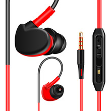 Auriculares intrauditivos con cable de 3,5mm, audífonos deportivos con sonido estéreo de Supergraves, auriculares de música con micrófono para Samsung, XiaoMi y Huawei 2024 - compra barato