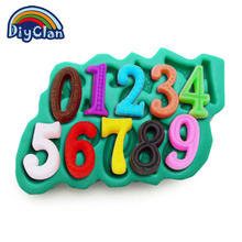 Big 0-9 Arabic Numerals Silicone Candle Chocolate Mould Soap Cake Decorating Supplies Figure Candle Soap Making Form S0402ZM 2024 - buy cheap
