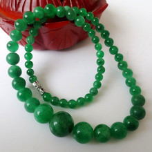 Collares de piedra verde Natural para mujer, collar de cuentas de gemas, joyería de piedra de la torre, accesorios de cadena, regalos 065 2024 - compra barato