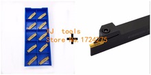 1pcs MGEHR1010-1.5/MGEHR1010-2  Grooving Turning Tool holder and 10 pcs MGMN150/MGMN200 Cemented carbide inserts Grooving insert 2024 - buy cheap