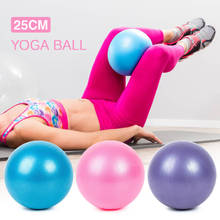 25cm Yoga Ball Exercise Fitball Anti-burst Thick Fitness Ball Stability Yoga Ball Pilates Barre Physical Ball Gym Equipment 2024 - buy cheap