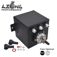 LZONE - 2L BLACK BILLET ALUMINUM FUEL SURGE TANK / SURGE TANK + HIGH QUALITY EXTERNAL 044 FUEL PUMP JR-TK8344 2024 - buy cheap