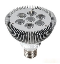 Приглушаемая Светодиодная лампа par30 7*2 Вт E27 PAR 30, светодиодная лампа с теплым белым/белым светом 85-265 в, 4 шт. 2024 - купить недорого