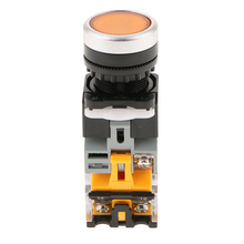 Мгновенный кнопочный переключатель со светодиодной подсветкой Мини кнопочный автоматический сброс 1NO1NC (3 вида цветов) 2024 - купить недорого