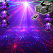 ESHINY-proyector láser MINI para discoteca, dispositivo de iluminación RGB de 2 lentes con 64 patrones, para fiesta familiar, Bar, DJ, efecto de baile de Navidad, T160D3 2024 - compra barato