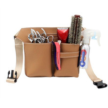 new professional hair scissors leather kit case shears Pockets Waist Belt barber packet Salon Holster hairdressing scissors bag 2024 - buy cheap