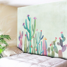 Watercolor Cactus Tapestry Wall Hanging Bohemian Mandala Tapestrie Tropical Plant Art Wall Cloth Home Decor Hippie Wall Tapestry 2024 - buy cheap