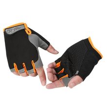 Cycling Gloves Half Finger Outdoor Men Women Climbing Cycling Gloves Summer Sports Fitness Shockproof Bike Glove 2019 2024 - buy cheap