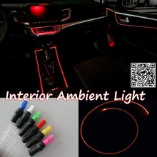 Для TOYOTA Aygo AB10 AB40 86 2005-2018 автомобильный внутренний окружающий светильник, панель освещения, внутри автомобиля, крутой светильник/волоконно-оптический ремешок 2024 - купить недорого