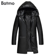 Batmo 2020 nueva llegada de invierno de alta calidad 95% pato blanco abajo chaquetas con capucha de los hombres abrigo de invierno cálido más tamaño M-4XL 1716 2024 - compra barato