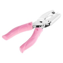 XRHYY Pink Handheld Metal Single Hole Paper Punch Puncher for DIY Craft (Heart Shape) 2024 - buy cheap