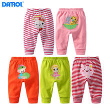 DANROL baby boy girls cotton PP pants kids trousers 5 pieces/lot kids soft cartoon trousers leggings 2024 - buy cheap