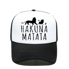 New Hakuna Matata letter print baseball caps men Women Summer Mesh cap Fashion outdoor sunhat men women cap 2024 - buy cheap