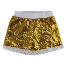 Girls Costumes Clothes Baby Pants Girls Shorts Kids Trousers Sequin Short for Children Birthday Glitter Baby dance short pants 2024 - buy cheap