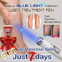 1pc Medical Blue Light Therapy Laser Pen add 1Pc Varicose Veins Treatment Cream Soft Scar Wrinkle Removal Treatment Just 7 Days 2024 - buy cheap