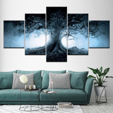 Canvas Painting Tree of life 5 Pieces Wall Art Painting Modular Wallpapers Poster Print for living room Home Decor 2024 - buy cheap