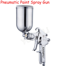 W-71 Paint Spray Gun 1.3mm Caliber 600ML Pot Capacity Upper Pot Household Pneumatic High Atomization Furniture Plastic Spray Gun 2024 - buy cheap