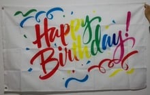 Happy birthday! Flag Hot Sell Goods 3X5FT 150X90CM Custom Banner can be customized 2024 - buy cheap