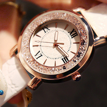 Часы женские, кварцевые, с алмазным циферблатом 2024 - купить недорого