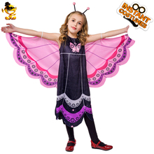 DSPLAY New Style Girls Butterfly Dress Costume Kids Luxury Princess Fancy Dress With Wing Costumes Girls Halloween Suit 2024 - buy cheap