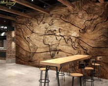 Beibehand-papel de parede vintage, mapa do mundo, decoração de casa, fundo, 3d 2024 - compre barato