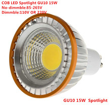 10pcs LED COB PAR20 Bulb 220V 110V dimmable GU10 15W bulb LED P20 Spotlights Lamps Pure White/Warm White/Cold White Spot light 2024 - buy cheap