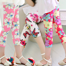 Hot & New Girls leggings summer Korean multi-colored elastic milk silk breathable pant Leggings 2024 - buy cheap