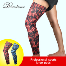 1 Pair Basketball Compression Leg Long Sleeve knee Protector Lengthen Leg Warmers Cycling Calf Support Lightning kneepads 2024 - buy cheap