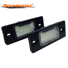 For Porsche Cayenne 955/957 2 pieces 18 high power SMD LED for VW Touareg Passat  License Number Plate Light lamp 2024 - buy cheap
