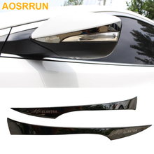 Car Accessories Stainless Steel mirror side bar decorative trim For Hyundai Elantra 2012 2013 2014 2015 2016 2024 - buy cheap