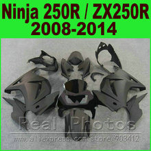 Flat matte black Kawasaki Ninja 250r green white Fairings EX250 year 2008 - 2014 ZX 250 fairing kits parts R9L9 2024 - buy cheap