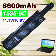 9Cells 6600mAh  11.1v Laptop Battery 312-0701 312-0702 A2990667 KM958 KM965 MT264 WU946 For Dell Studio 1535 1536 1537 2024 - buy cheap
