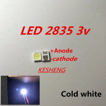 Jufei led backlight 1210 3528 1w 3v lm., retroiluminação branca fria lcd para aplicação de tv, computador completo. 2835 2024 - compre barato