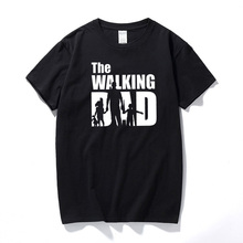 The Walking Dad Mens T Shirt Funny New Father Gift Idea Dead Daryl Casual Cotton Short Sleeve T-shirt Tops Camisetas Hombre 2024 - buy cheap