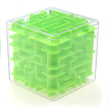 1 шт. лабиринт магический куб головоломка 3D Мини скоростной куб лабиринт подвижный шар игрушки головоломка игра мозг баланс Обучающие игрушки для детей 2024 - купить недорого