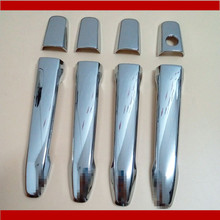 Free Shipping ABS Chrome Side Door Handle Cover Trim 8pcs  For 2010 -2013 Mitsubishi ASX/Outlander sport/RVR 2024 - buy cheap