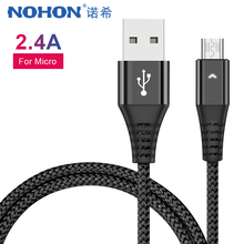Кабель Micro USB NOHON для Samsung Galaxy S7 S6 Edge, 0,3 А, 1,2 м 2024 - купить недорого