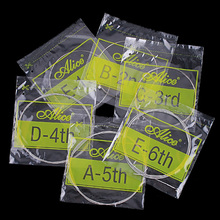 6pcs/lot Alice A506-SL Electric Guitar Strings Set 6 Strings Coated Steel Nickel Alloy Wound .009-.042 for Guitar Accessories 2024 - buy cheap