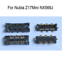 5PCS Inner FPC Connector Battery Holder Clip Contact For Nubia Z17Mini NX569J logic on motherboard mainboard NX569J Parts 2024 - buy cheap