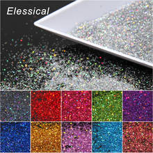10g/piece Holographic Nail Glitter Powder Laser Micro Nail Art Pigment Decorations Women Nail Art Dust 2024 - buy cheap