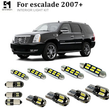 Shinman 19pcs LED Interior Light Kit Package for Cadillac escalade 2007+ LED Interior Lighting Kit  Error Free light 2024 - buy cheap