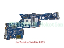 Материнская плата NOKOTION K000135160 для ноутбука Toshiba Satellite P850 P855, материнская плата QFKAA LA-8392P DDR3 HD4000 с поддержкой процессора I7 2024 - купить недорого