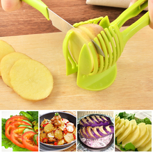 Onion Potato Cutter Tomato Slicer Tool Shredders Lemon Cutting Holder Vegetables Fruit Cooking Tools Kitchen Accessories Gadgets 2024 - buy cheap