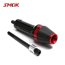 SMOK-deslizadores de escape para motocicleta, protección contra caídas para Yamaha Xmax 250 Aerox NVX Nmax 155 Kawasaki Z900 Z800 Z1000 ZX10R 2024 - compra barato