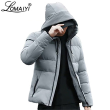 LOMAIYI Men's Winter Jacket Men Thick Warm Hooded Parka Homme Zipper Coat Male Clothes 2018 Black Korean Mens Windbreakers BM285 2024 - buy cheap