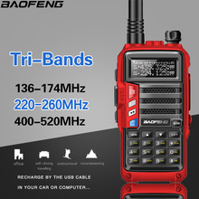 BaoFeng UV-S9 Tri-Band 136-174/220-260/400-520Mhz 8Watts High Power Portable Walkie Talkie 10km Long Range CB Radio Transceiver 2024 - buy cheap