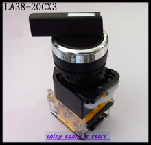 3Pcs/Lot LA38-20CX3 Long Handle 3 Position 2NO Maintained Selector Switch Rotary Switch Brand New 2024 - buy cheap